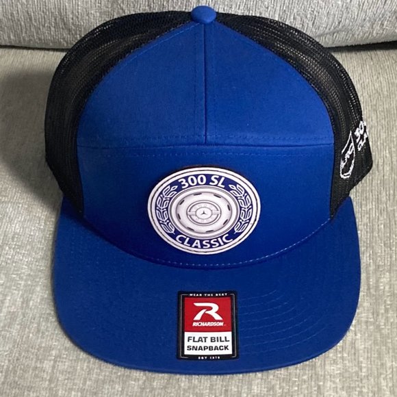 300SL Classic Rally Gull Wing Hat Cap Blue Mercedes-Benz 2022 New - Picture 2 of 7